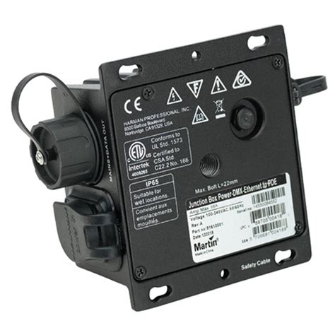 9161001 junction box|Martin Pro 91610001 Junction Box Power.